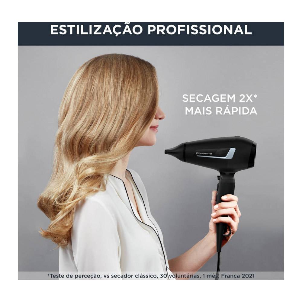 Secador Rowenta Pro Expert CV8820FO/ 2100W/ Preto - Imagem 4
