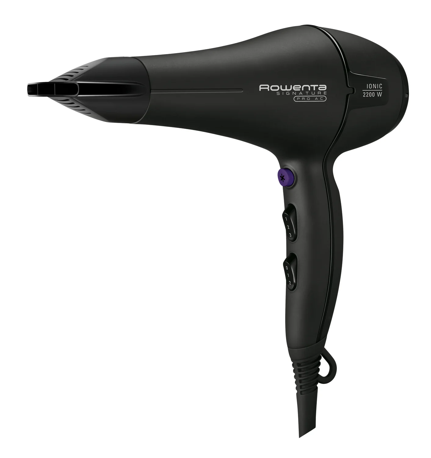 Secador de Cabelo Rowenta Signature Pro AC CV7840 2200W Motor AC Iónico 100km/h Preto