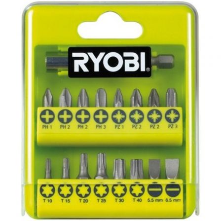 Conjunto de 21 Pontas para Aparafusar Ryobi RAK17SD