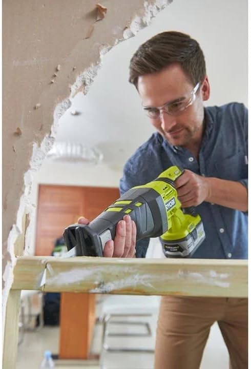 Serra Sabre Sem Fio Ryobi ONE+ R18RS-0/ 18V/ Sem Bateria nem Carregador - Imagem 7
