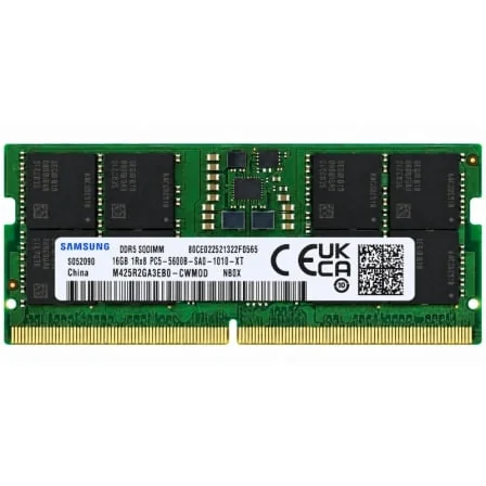Memória RAM Portátil Samsung 16GB DDR5 5600MHz CL46 SODIMM M425R2GA3EB0