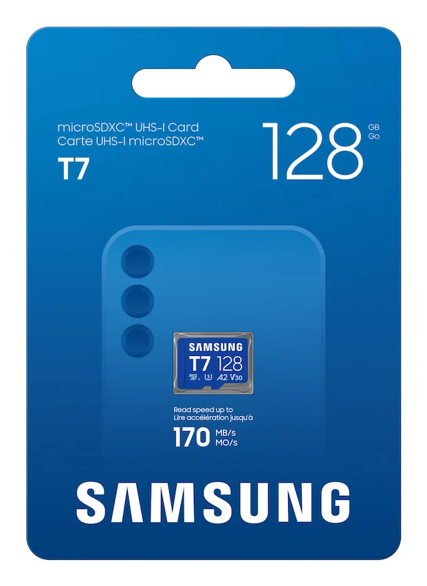 Cartão de Memória Samsung T7 128GB microSDXC Classe 10 U3 V30 A2 170MB/s - Imagem 4