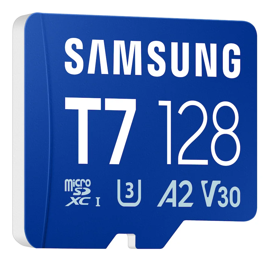 Cartão de Memória Samsung T7 128GB microSDXC Classe 10 U3 V30 A2 170MB/s - Imagem 3