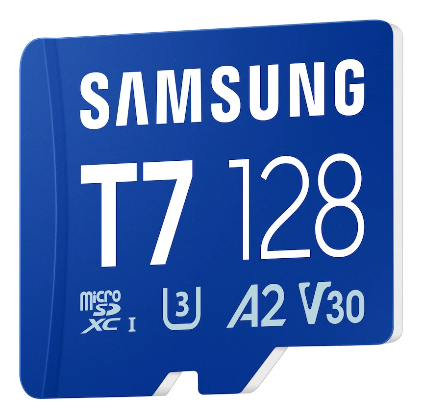 Cartão de Memória Samsung T7 128GB microSDXC Classe 10 U3 V30 A2 170MB/s - Imagem 2