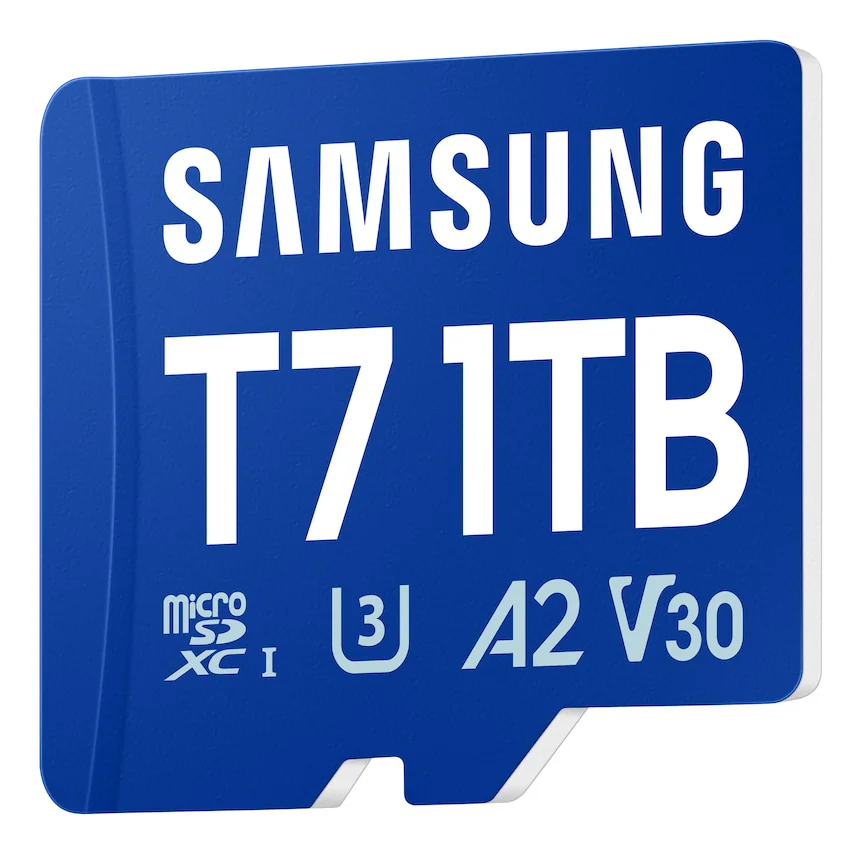 Cartão de Memória microSDXC Samsung T7 1TB Classe 10 U3 V30 A2 170MB/s - Imagem 2