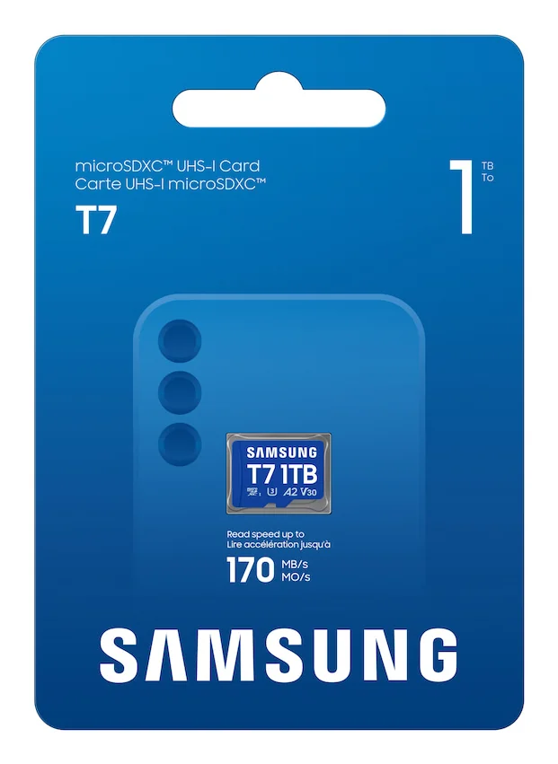 Cartão de Memória microSDXC Samsung T7 1TB Classe 10 U3 V30 A2 170MB/s - Imagem 4