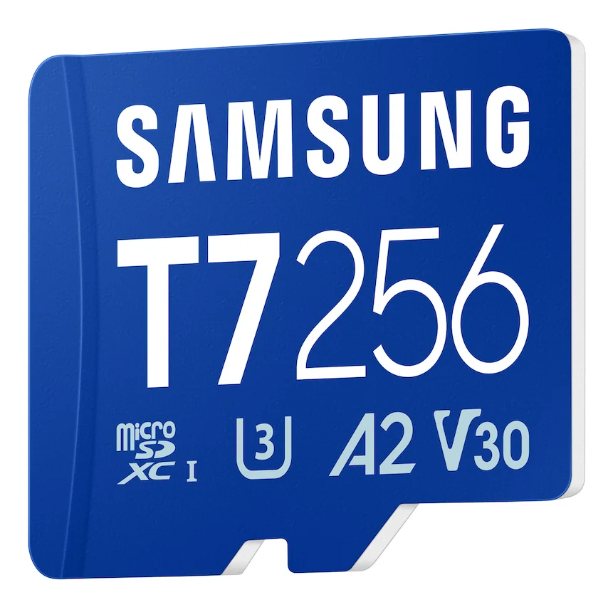 Cartão de Memória MicroSDXC Samsung P7 256GB Classe 10 U3 V30 A2 até 170MB/s - Imagem 2