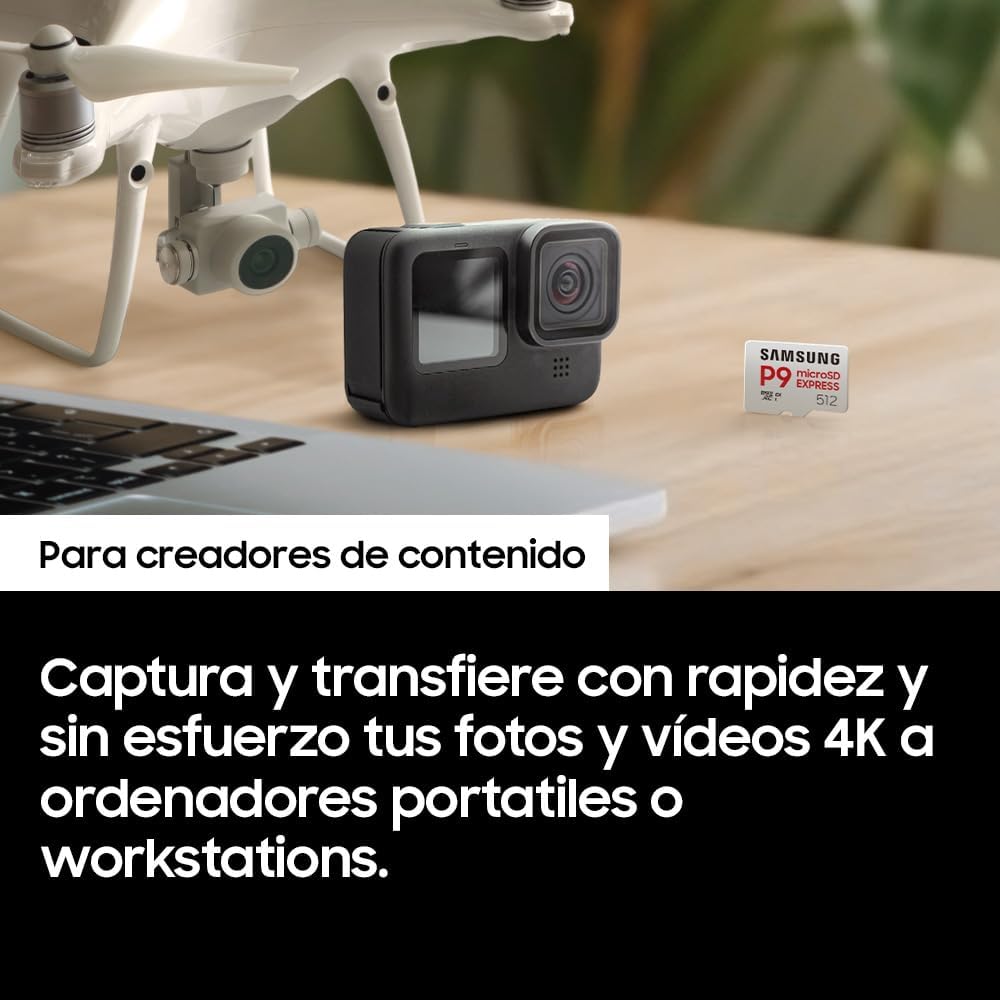 Cartão de Memória Samsung P9 Express 512GB microSD XC/ Classe 10/ 800MBs - Imagem 7
