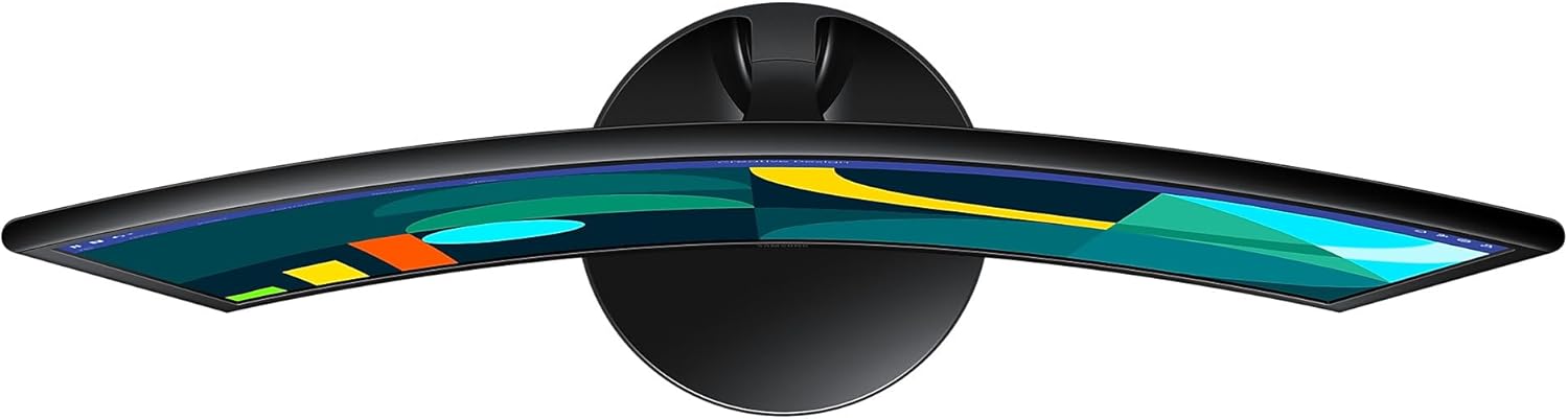 Monitor Profissional Curvo Samsung Essential Monitor S3 S36GD S24D364GAU/ 24"/ Full HD/ Preto - Imagem 3