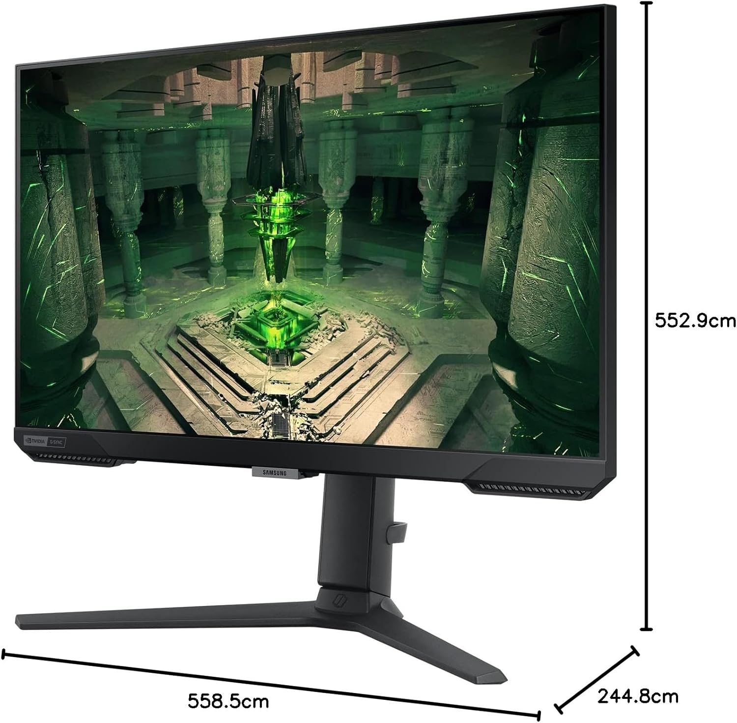 Monitor Gaming Samsung Odyssey G4 S25BG400EU/ 25"/ Full HD/ 1ms/ 240Hz/ IPS/ Regulável em altura/ Preto - Imagem 7