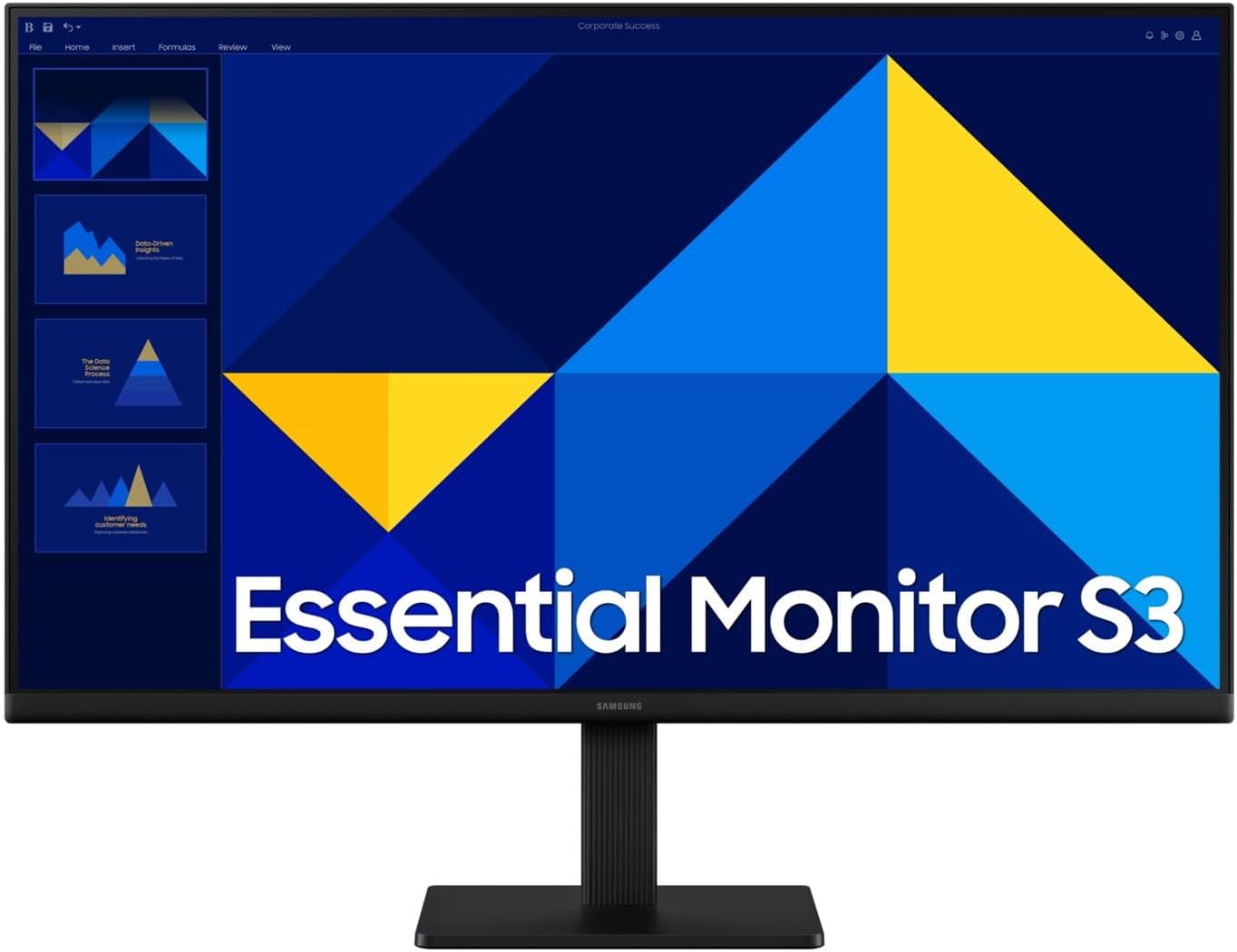 Monitor Profissional Samsung Essential Monitor S3 S27D300GAU/ 27"/ Full HD/ Preto - Imagem 2