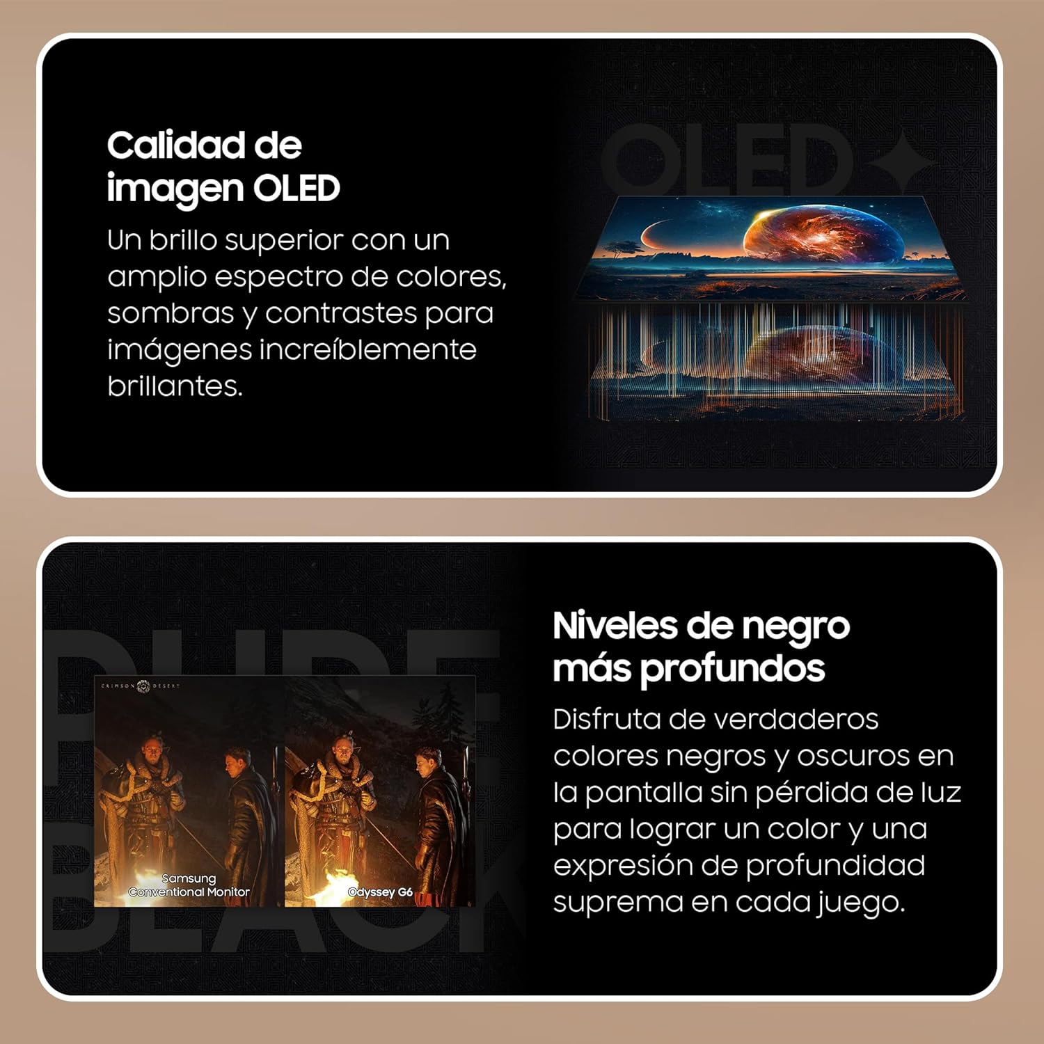 Monitor Gaming Samsung G6 Odyssey OLED S27DG602SU 27"/ QHD/ 0.03ms/ 360Hz/ Ajustável em Altura/ Prata - Imagem 2