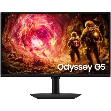 Monitor Gaming Samsung Odyssey G5 G50F S27FG502EU 27"/ QHD/ 1ms/ 180Hz/ IPS/ Regulável em Altura/ Preto