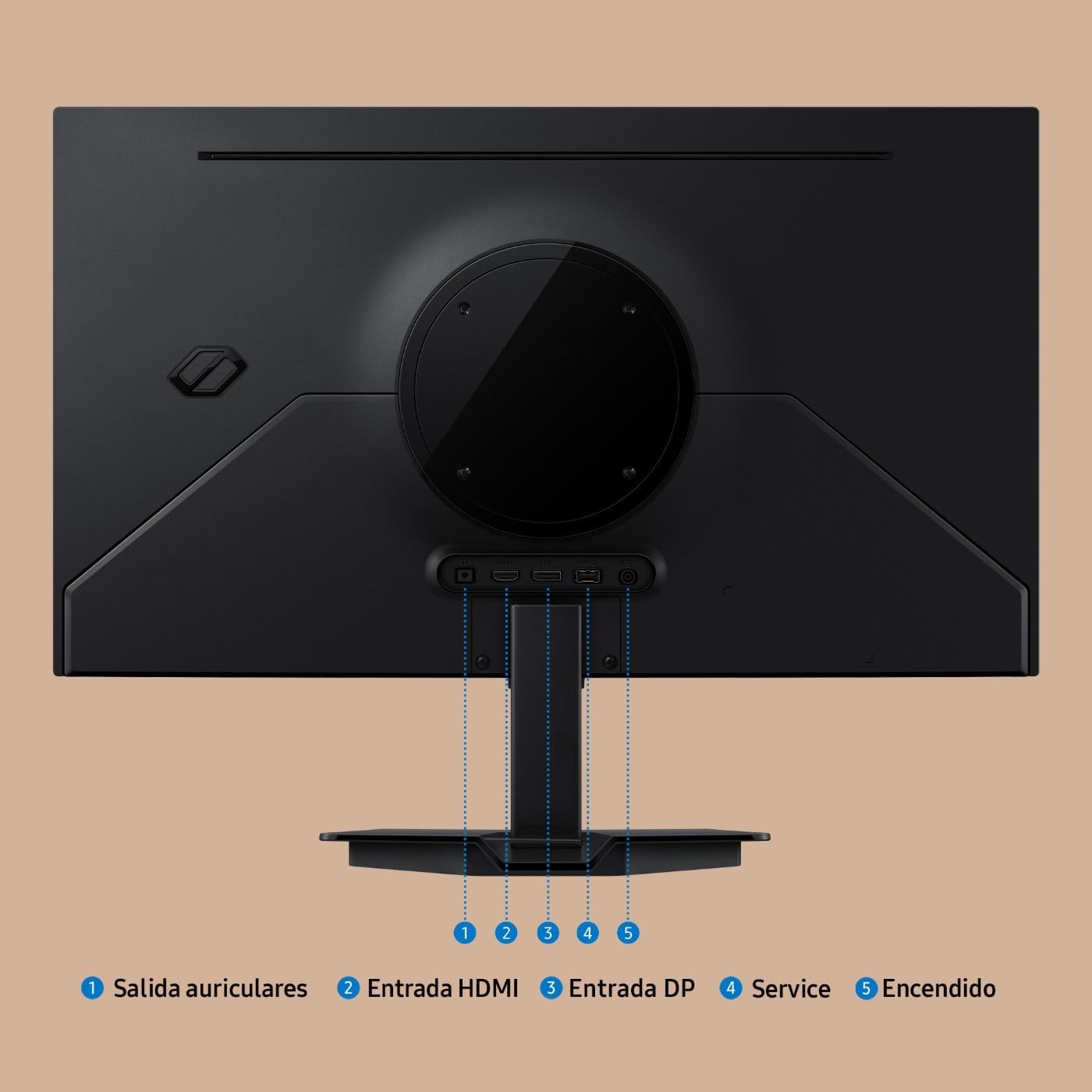 Monitor Gaming Samsung Odyssey G5 G50SF S27FG502SU 27"/ QHD/ 0.03ms/ 180Hz/ OLED/ Preto - Imagem 8