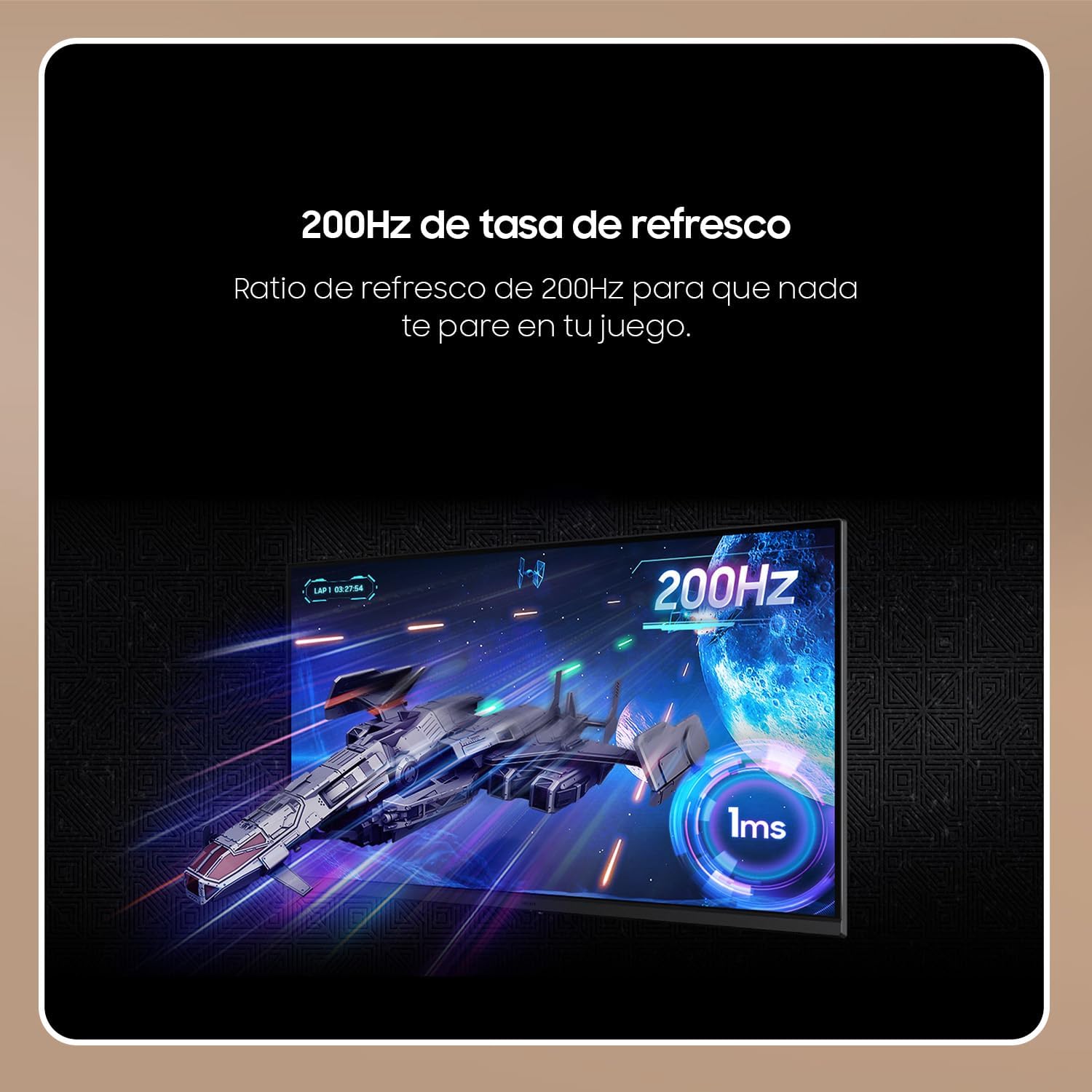 Monitor Gaming Samsung Odyssey G5 S27FG530EU 27"/ QHD/ 1ms/ 200Hz/ IPS/ Preto - Imagem 2
