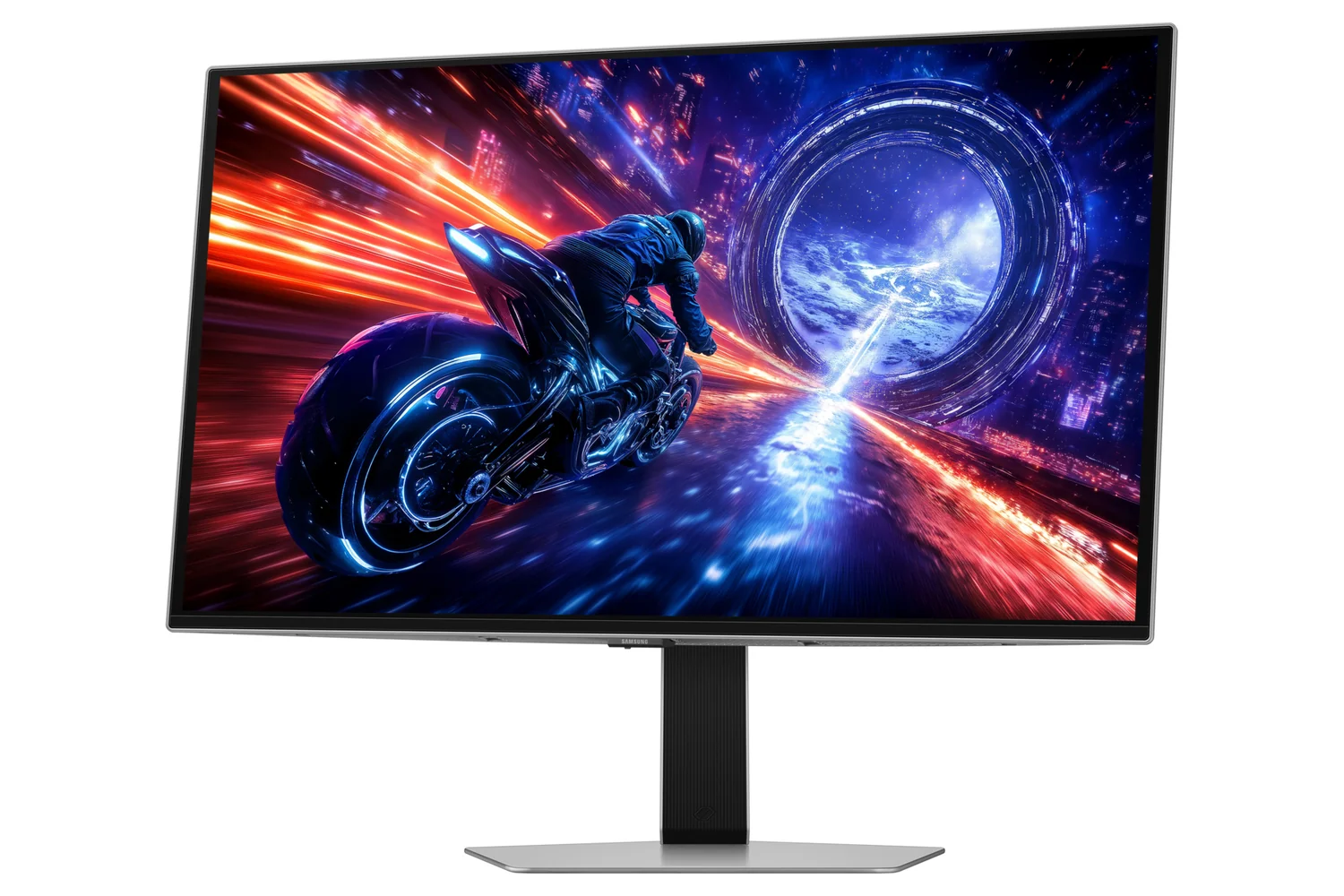 Monitor Gaming Samsung Odyssey OLED G6 G60SF 27" QHD 0.03ms 500Hz QD-OLED Regulável Prateado - Imagem 11