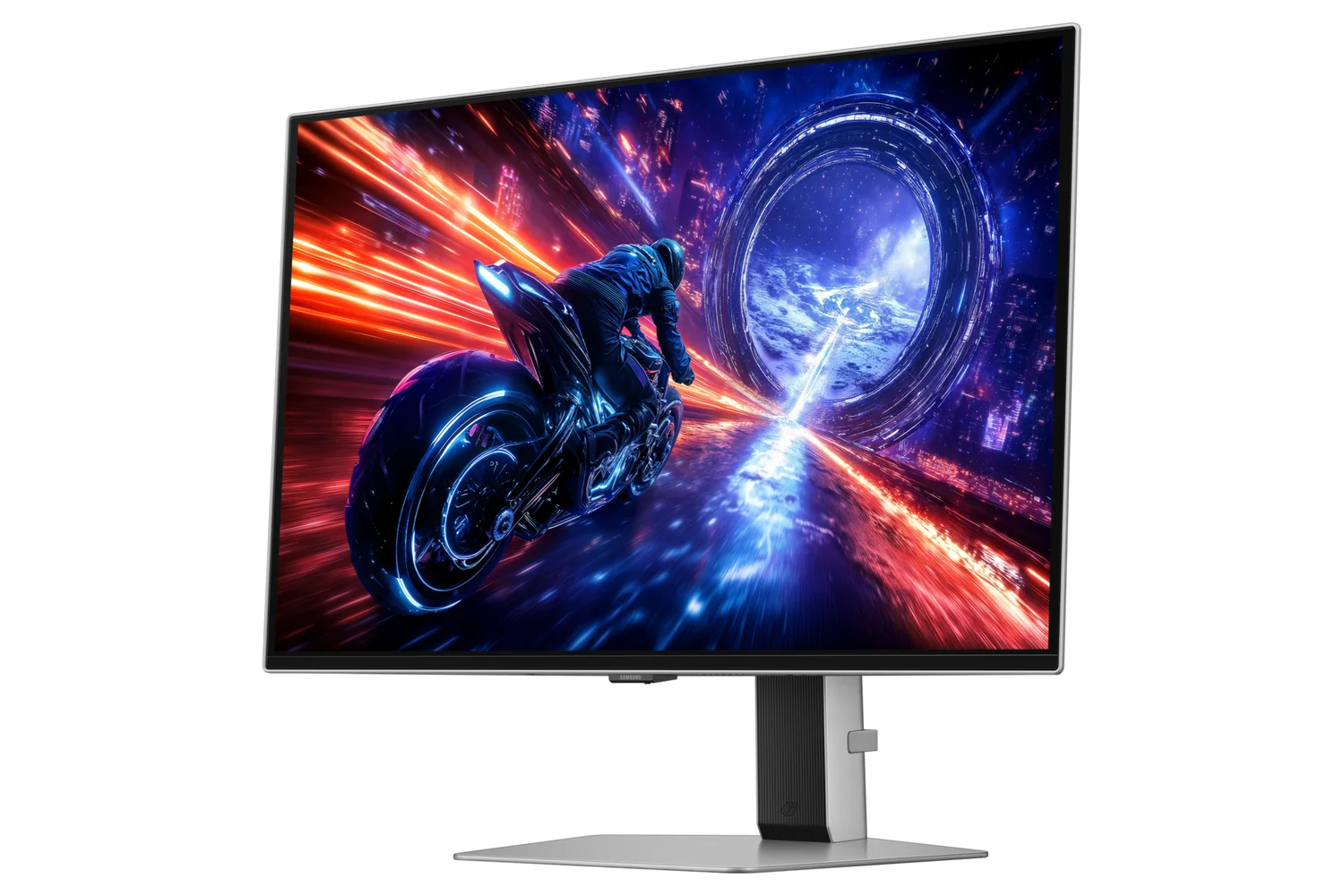 Monitor Gaming Samsung Odyssey OLED G6 G60SF 27" QHD 0.03ms 500Hz QD-OLED Regulável Prateado - Imagem 3