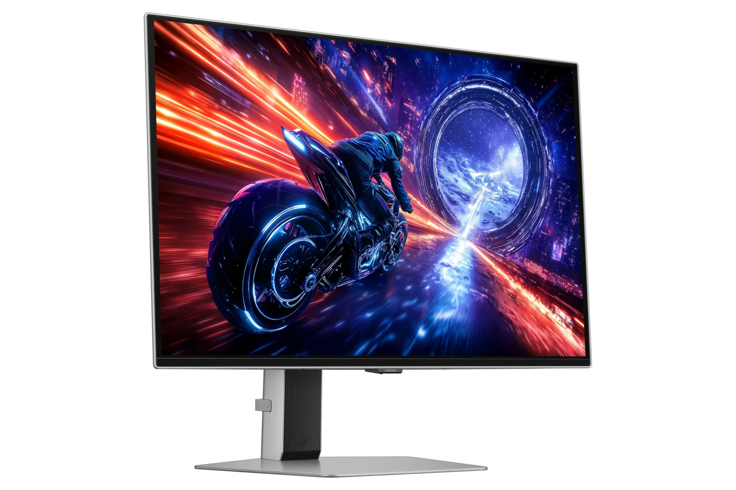Monitor Gaming Samsung Odyssey OLED G6 G60SF 27" QHD 0.03ms 500Hz QD-OLED Regulável Prateado - Imagem 4