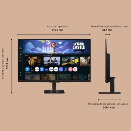Monitor Inteligente Samsung M5 S32FM500EU 32"/ Full HD/ Smart TV/ Multimédia/ Preto - Imagem 4