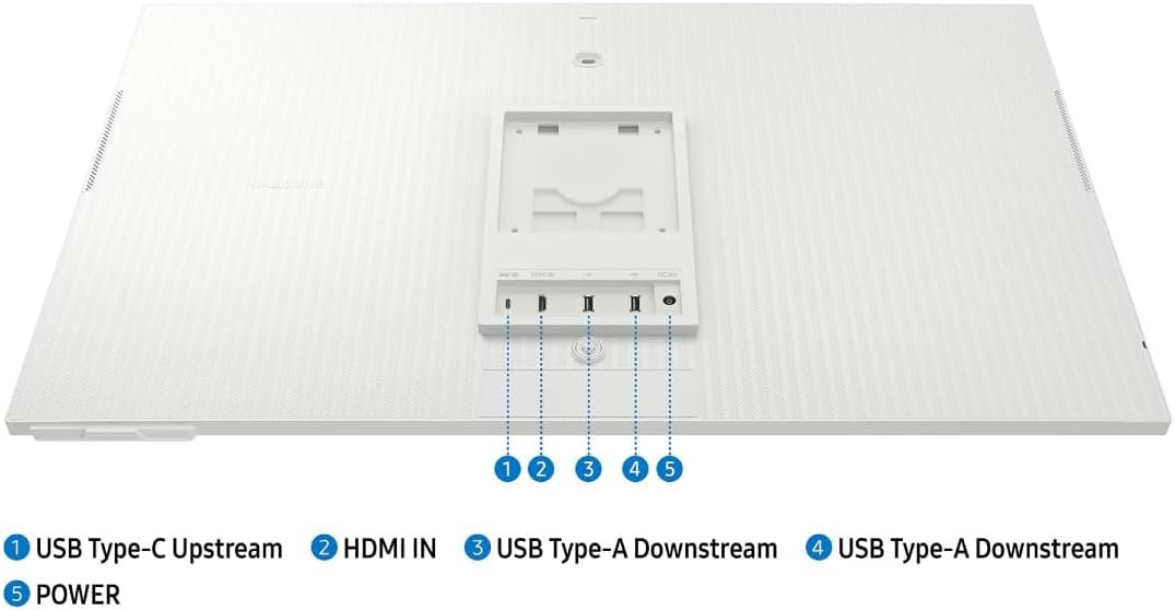 Smart Monitor Samsung M8 M80F S32FM801UU 32"/ 4K/ Multimédia/ Ajustável em Altura/ Smart TV/ Webcam/ Branco - Imagem 8