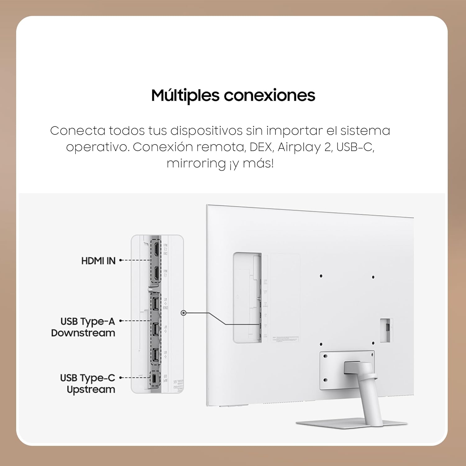 Smart Monitor Samsung M7 S43FM701UU 43"/ 4K/ Multimédia/ Smart TV/ Branco - Imagem 4