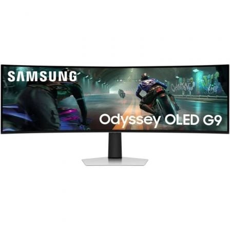 Monitor Ultra Panorâmico Curvo Gaming Samsung Odyssey OLED G9 G91SD S49DG910SU 49"/ Dual QHD/ Multimédia/ 0.03ms/ 144Hz/ OLED/ Regulável em altura