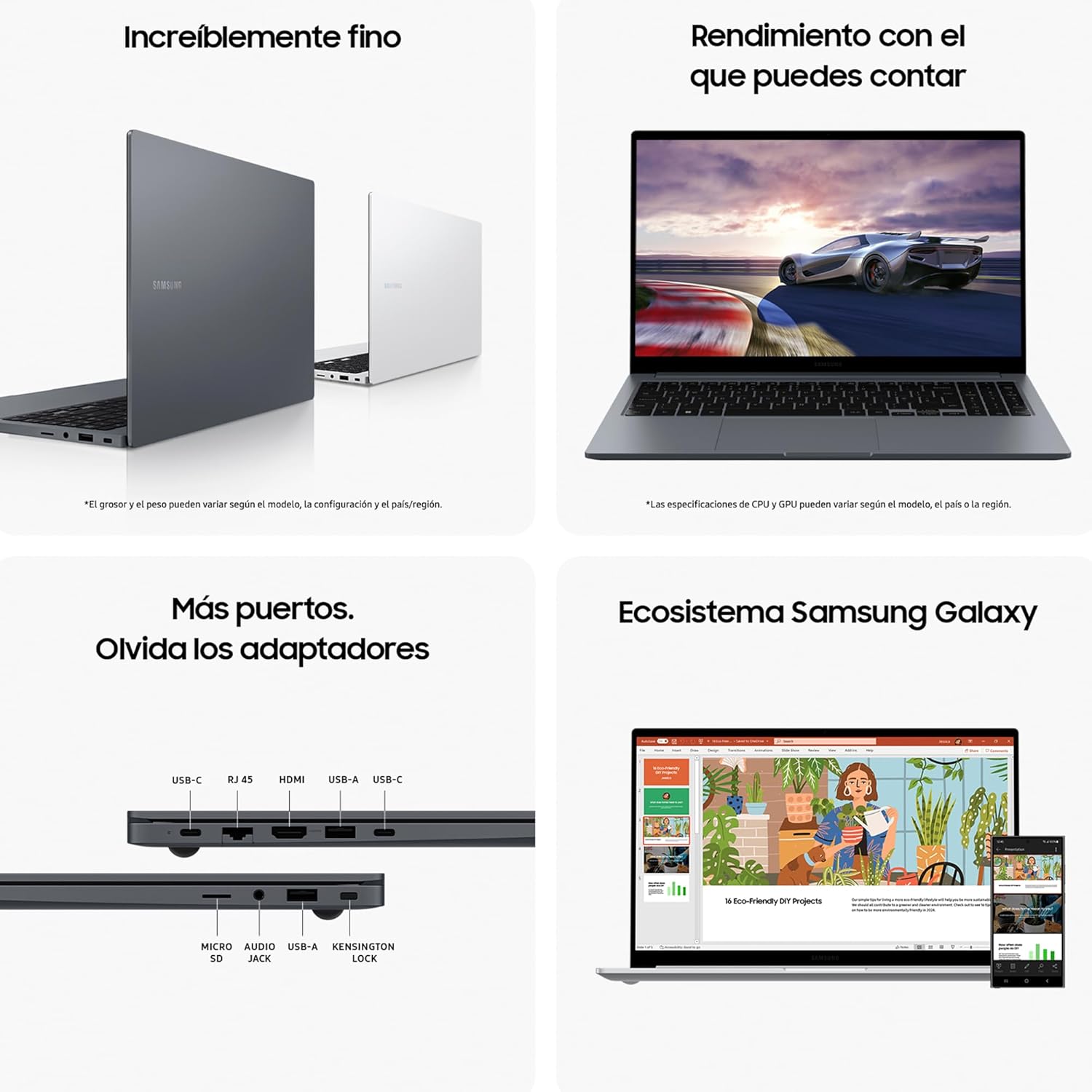 Portátil Samsung Galaxy Book4 15.6" Intel Core i7-1355U 16GB 512GB SSD Windows 11 - Imagem 7