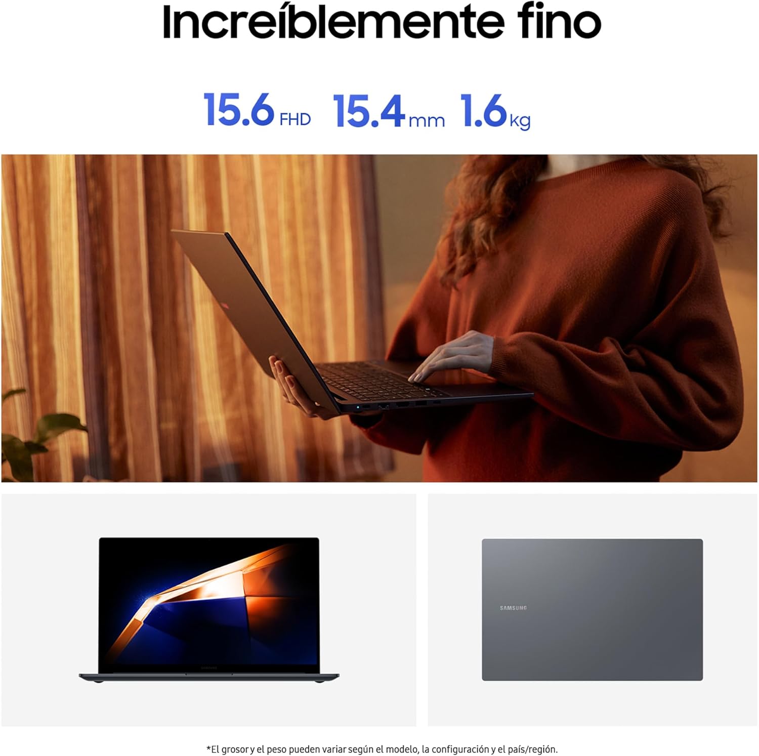 Portátil Samsung Galaxy Book4 15.6" Intel Core i7-1355U 16GB 512GB SSD Windows 11 - Imagem 5