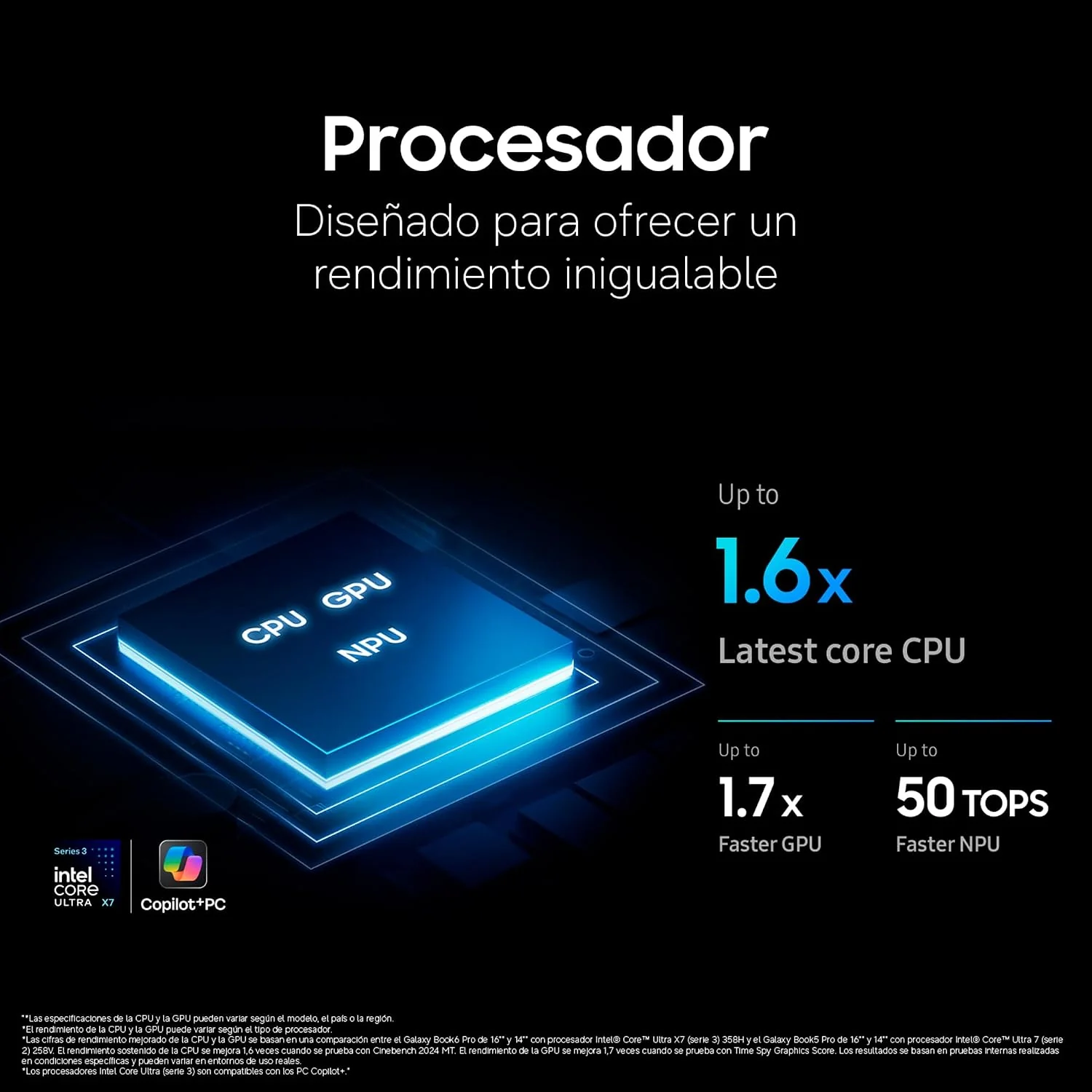Portátil Samsung Galaxy Book6 Pro 16" Intel Core Ultra 7 356H 16GB 512GB SSD Windows 11 - Imagem 4