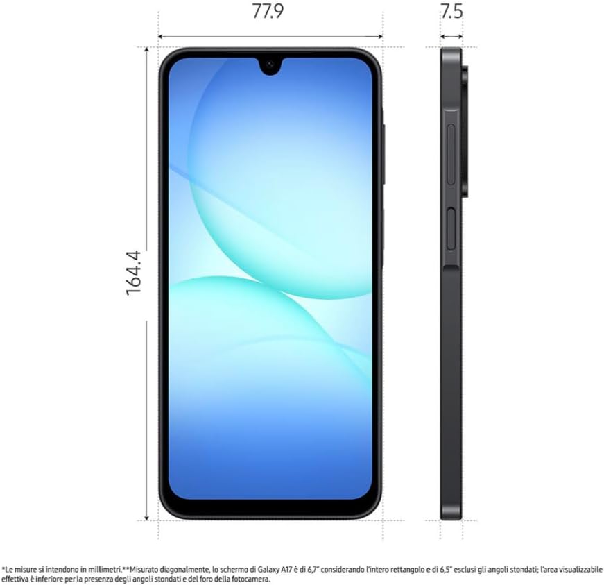 Smartphone Samsung Galaxy A17 4GB/ 128GB/ 6.7"/ Preto - Imagem 3