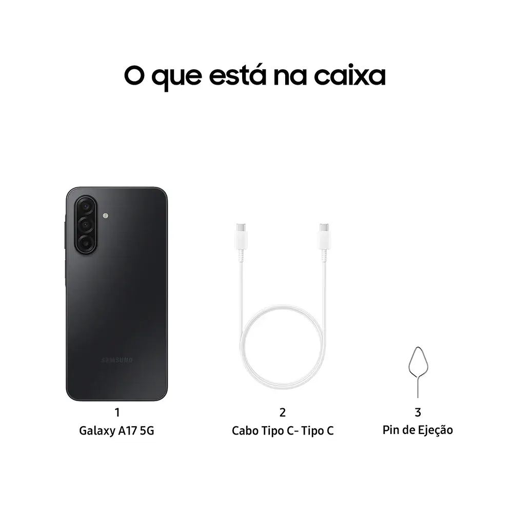 Smartphone Samsung Galaxy A17 4GB/ 128GB/ 6.7"/ 5G/ Preto - Imagem 8