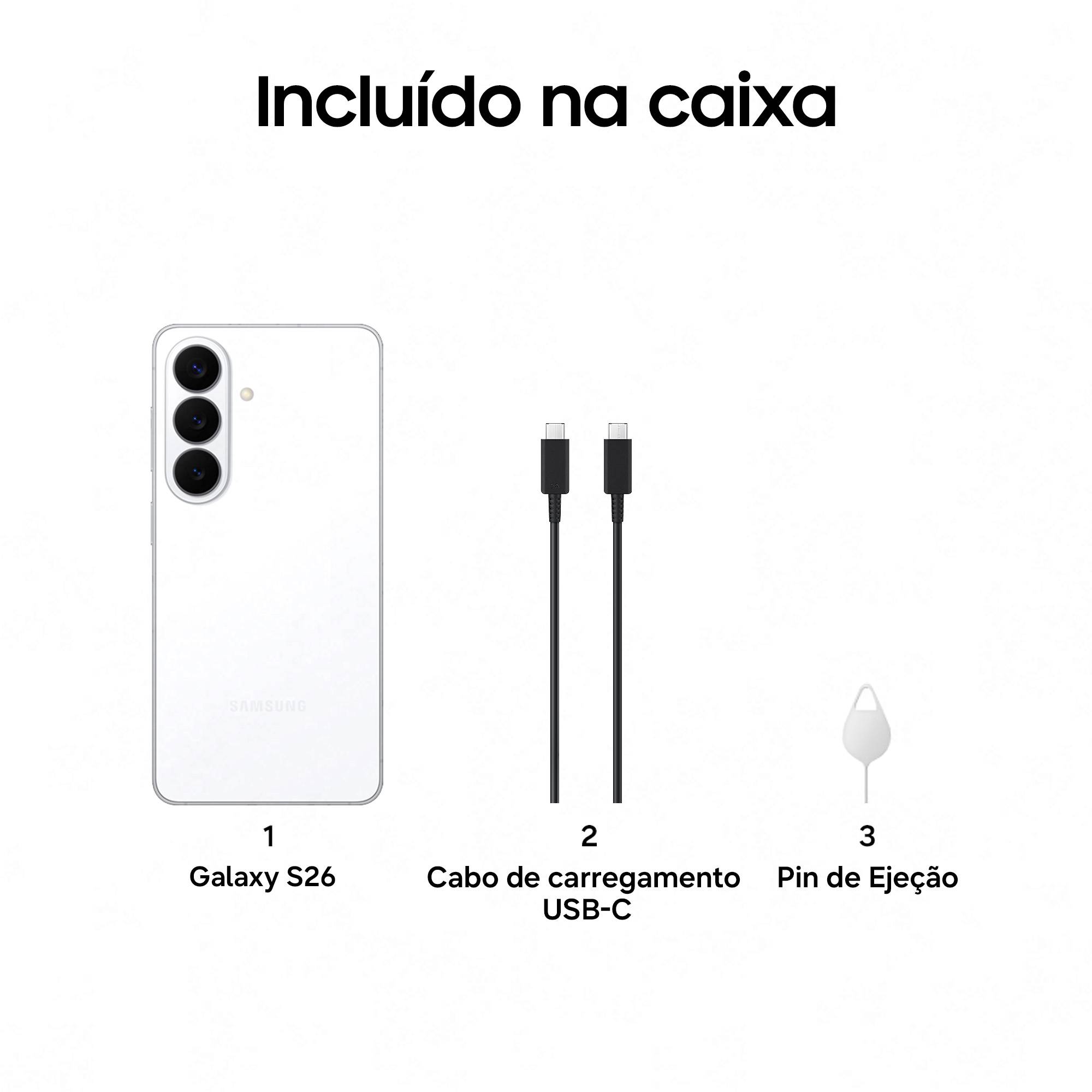Smartphone Samsung Galaxy S26 6.3" 5G 12GB RAM 256GB Branco - Imagem 7