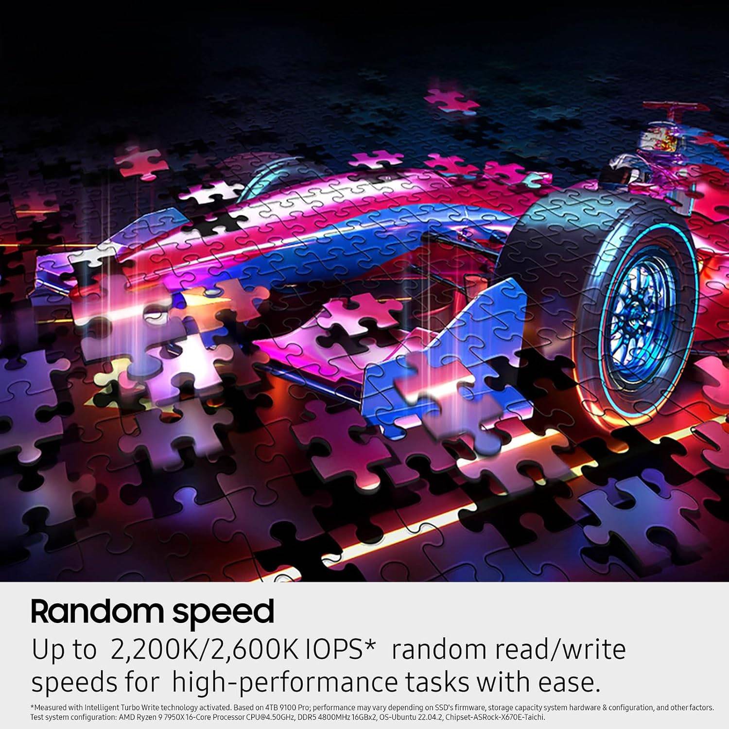 Disco SSD Samsung 9100 PRO 1TB/ M.2 2280 PCIe Gen5/ Capacidade Total - Imagem 3
