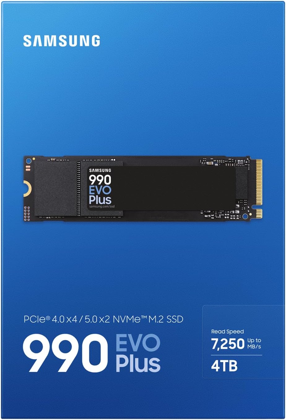 Disco SSD Samsung 990 EVO Plus 4TB/ M.2 2280 PCIe Gen5/ Compatível com PS5 e PC/ Capacidade Total - Imagem 5