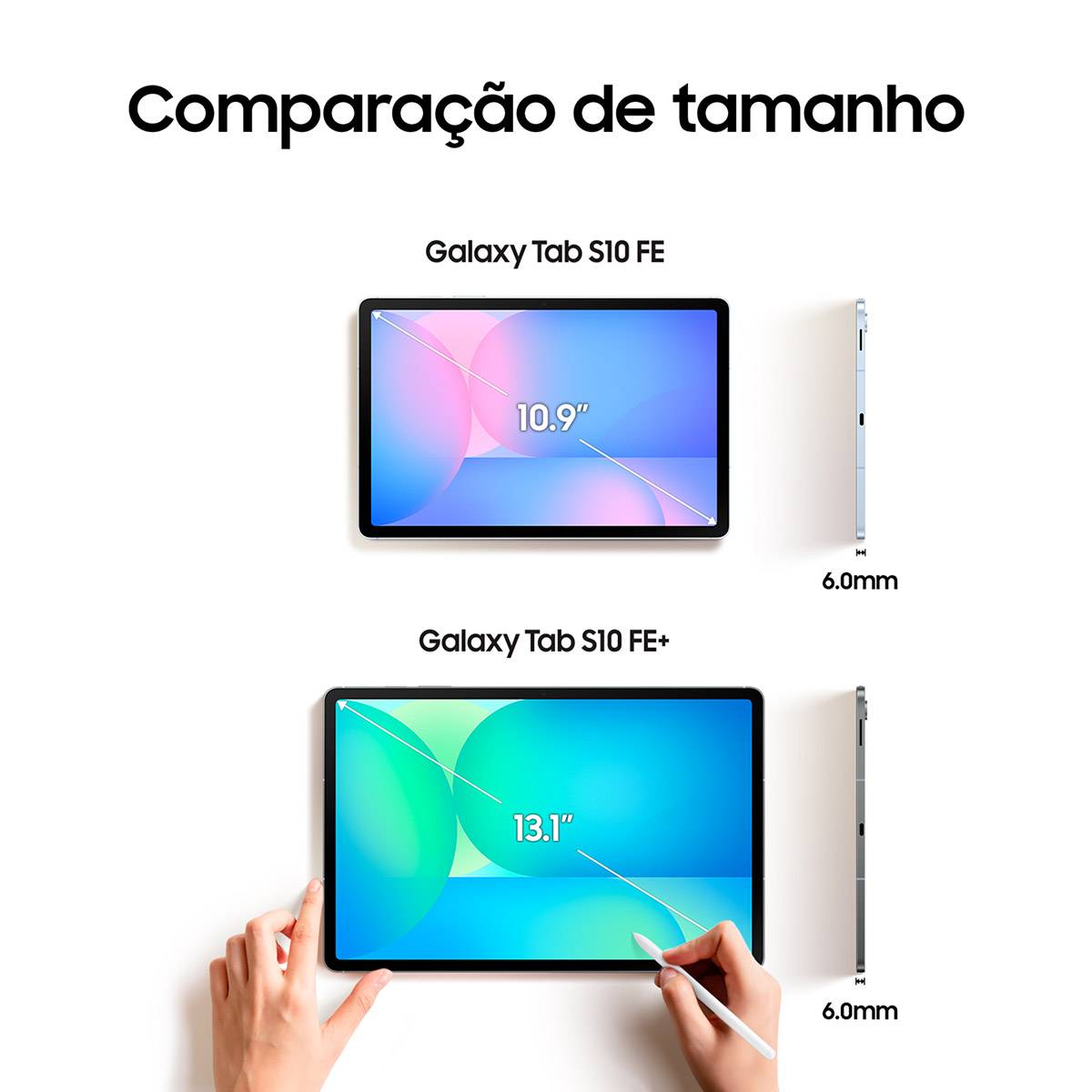 Tablet Samsung Galaxy Tab S10+ FE 13.1"/ 8GB/ 128GB/ Octacore/ Cinzento - Imagem 5