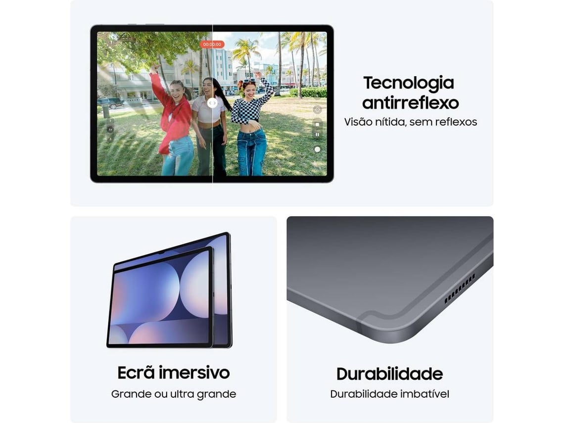 Tablet Samsung Galaxy Tab S10+ 12.4"/ 12GB/ 512GB/ Octa-core/ Cinzento - Imagem 3