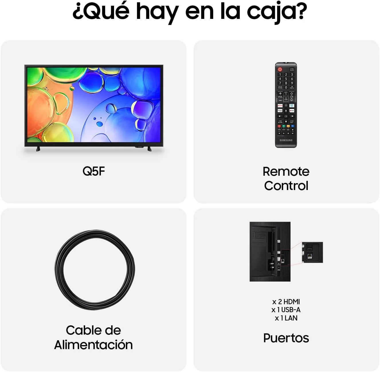 Smart TV Samsung QLED 32" Q5F Full HD HDR WiFi Tizen Gaming Hub Preto - Imagem 6