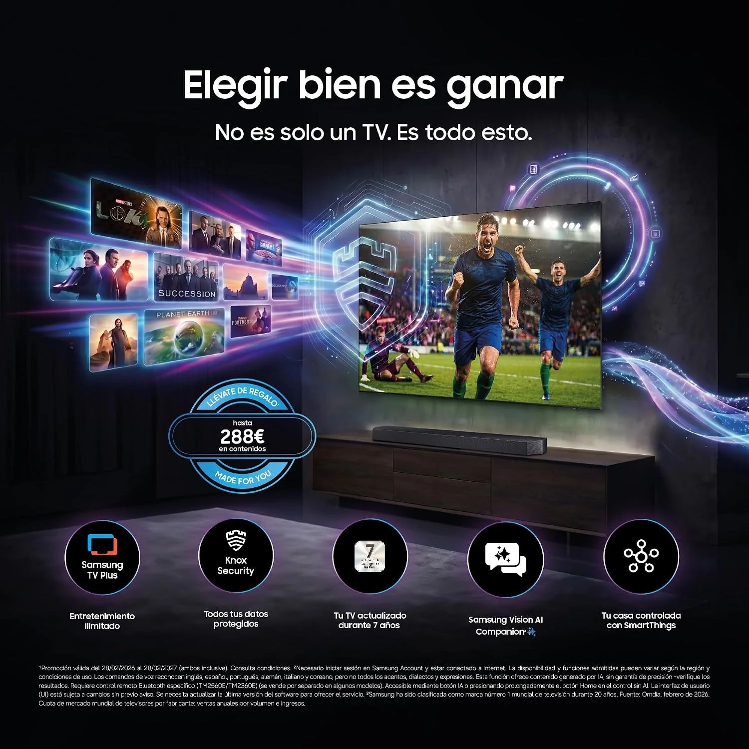 Televisor Samsung OLED 55" S83H TQ55S83HAE Ultra HD 4K Smart TV WiFi - Imagem 9