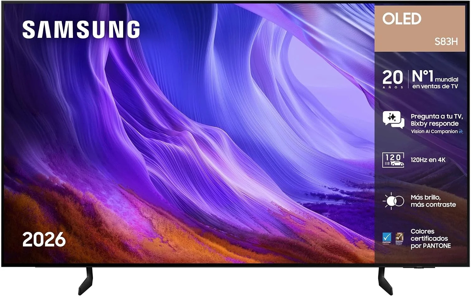 Televisor Samsung OLED 55" S83H TQ55S83HAE Ultra HD 4K Smart TV WiFi