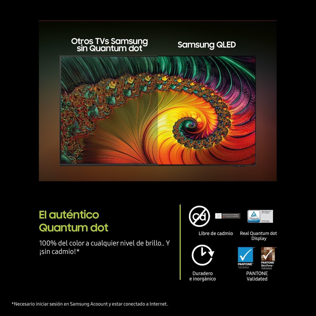 Televisor Samsung QLED Q7F TQ65Q7FAAU 65"/ Ultra HD 4K/ Smart TV/ WiFi - Imagem 4