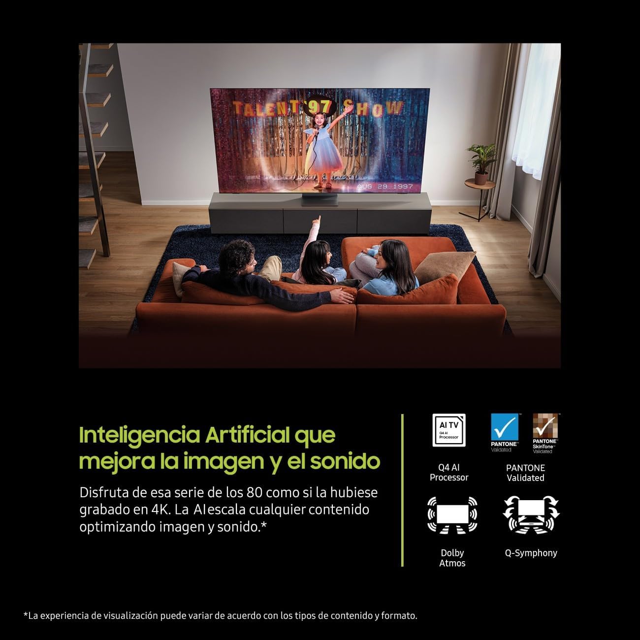 Televisor Samsung QLED Q8F TQ65Q8FAAU 65"/ Ultra HD 4K/ Smart TV/ WiFi - Imagem 2