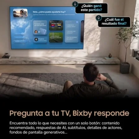 Televisor Samsung 65" Neo QLED TQ65QN73HAU 4K Ultra HD NQ4 AI Smart TV Quantum Mini LED WiFi - Imagem 4
