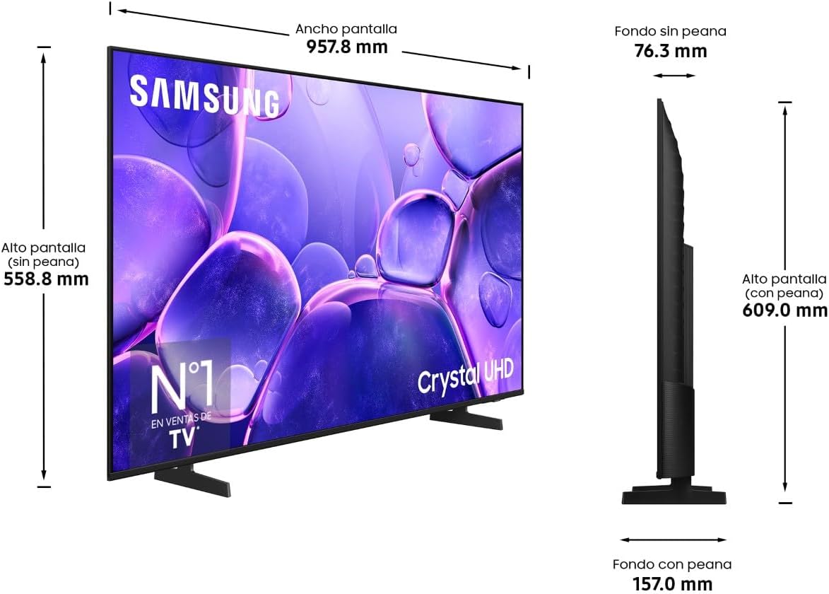 Televisor Samsung LED Crystal UHD TU43U8005FU 43"/ Ultra HD 4K/ Smart TV/ WiFi - Imagem 10