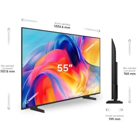 Televisor Samsung 55" TU55M72HAU Mini LED Ultra HD 4K Smart TV Vision AI - Imagem 2