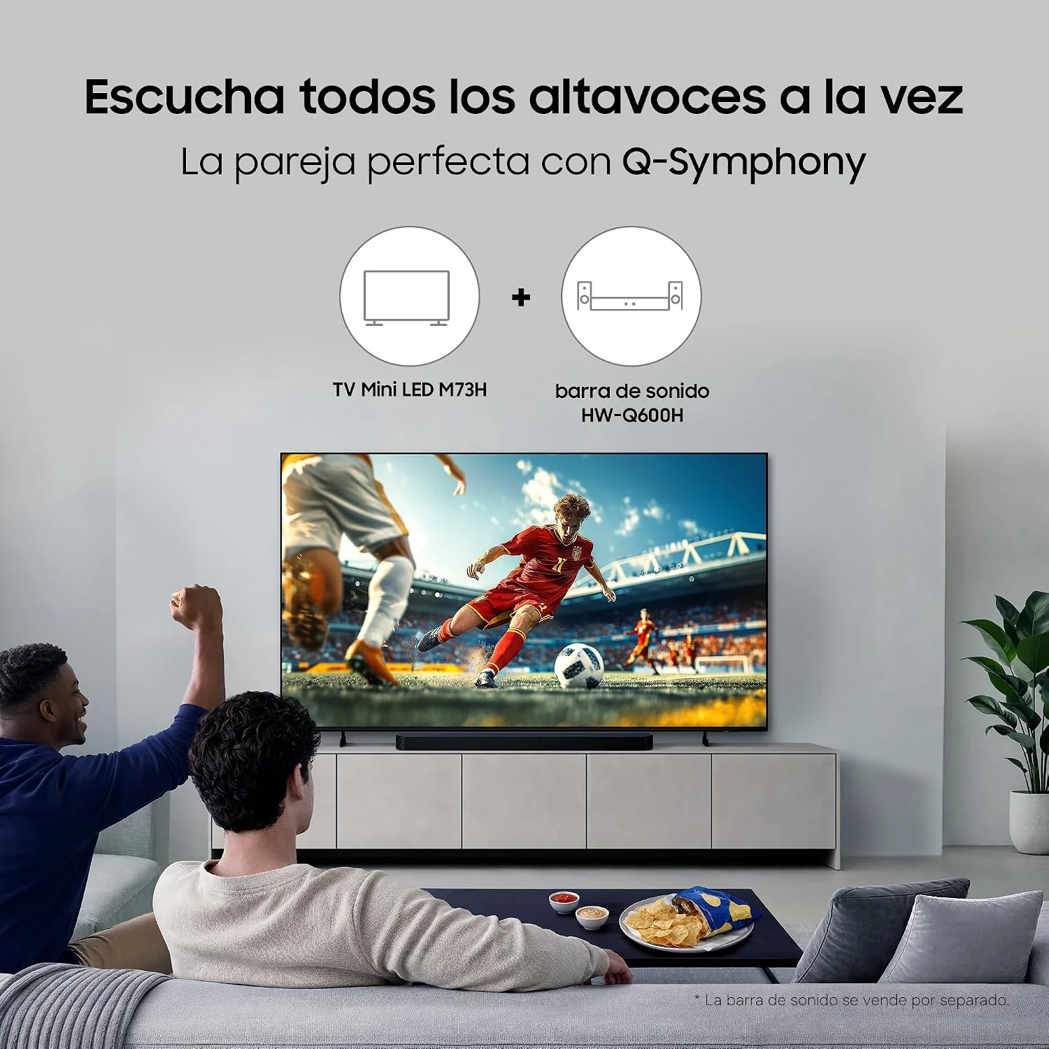 Televisor Samsung Mini LED M73H 75" Ultra HD 4K Smart TV Vision AI WiFi - Imagem 7