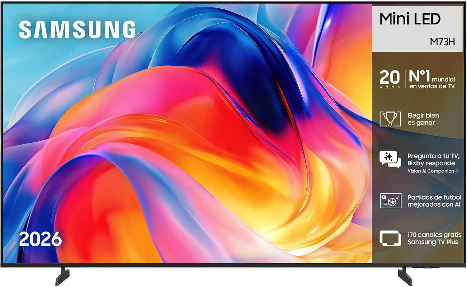 Televisor Samsung Mini LED M73H 75" Ultra HD 4K Smart TV Vision AI WiFi