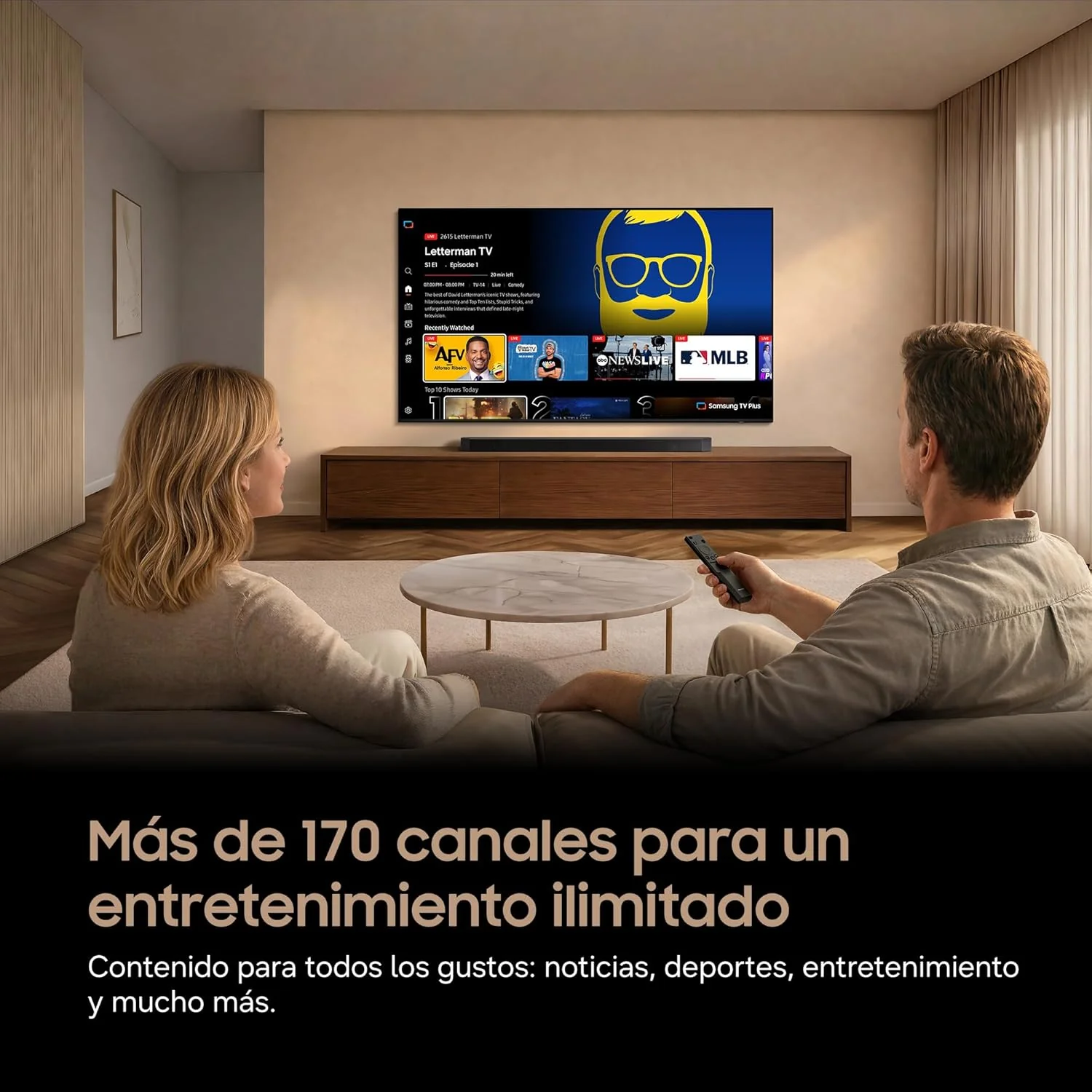 Televisor Samsung Mini LED M73H 75" Ultra HD 4K Smart TV Vision AI WiFi - Imagem 5