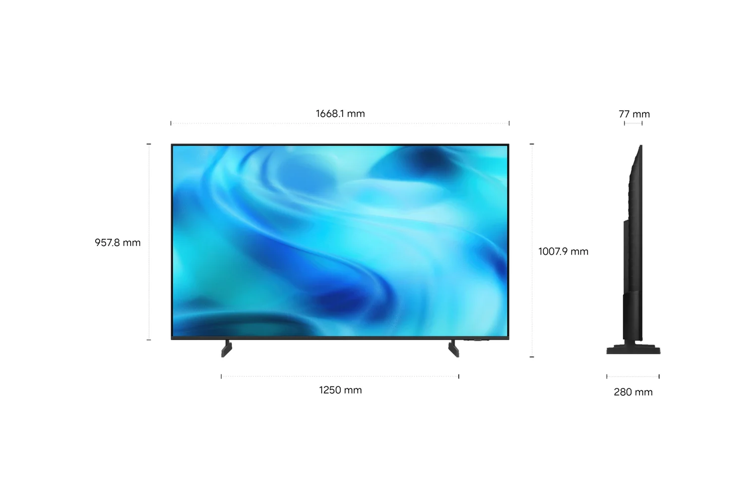Smart TV Samsung Crystal 4K AI U8075H 75" Ultra HD 4K Processador Crystal 4K WiFi - Imagem 7