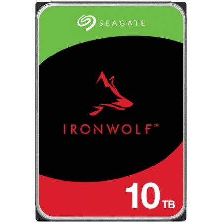 Disco Rígido Seagate IronWolf NAS ST10000VN000 10TB/ 3.5"/ SATA III/ 256MB