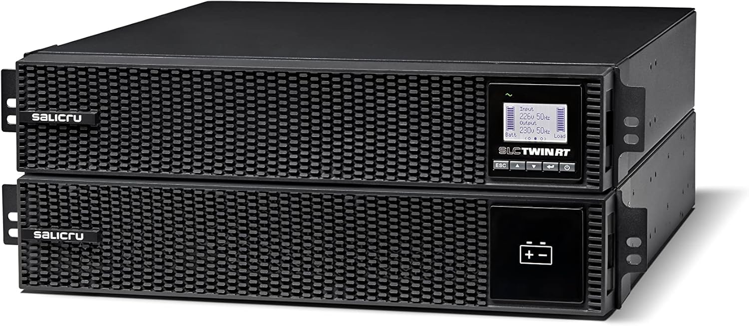 UPS Online Salicru SLC 3000 Twin RT3/ 3000VA-3000W/ 9 Saídas/ Formato Rack/Torre - Imagem 3